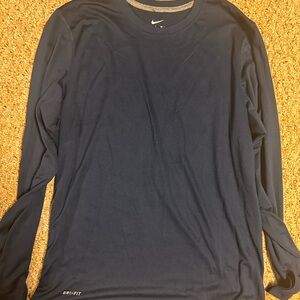 Nike Dri-FIT Blue Athletic Shirt